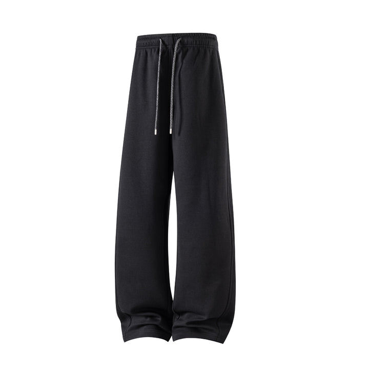Herren Lounge-Jogginghose mit weitem Bein und Kordelzug Drune