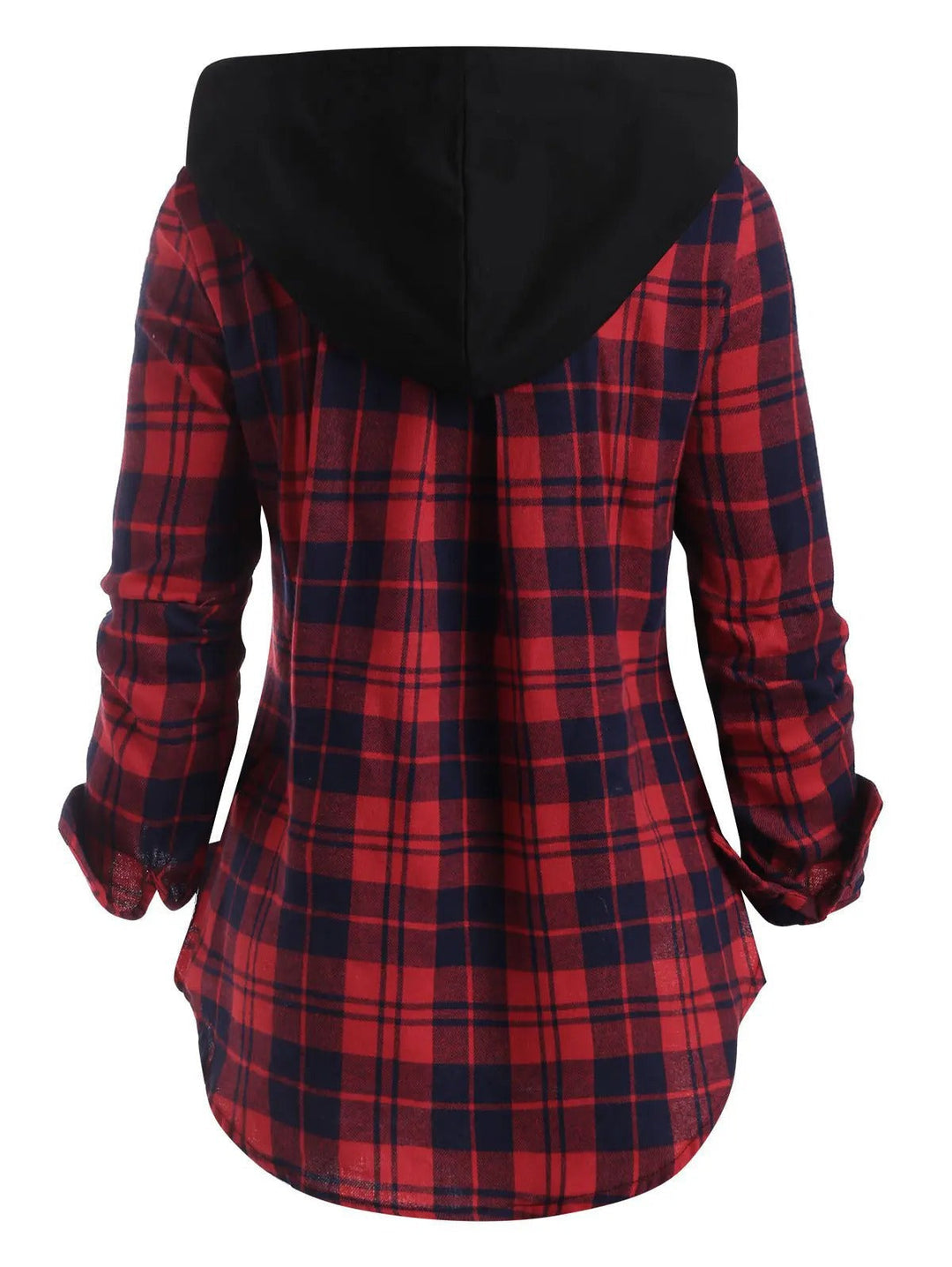 Drune | Damen Gefütterte Flanelljacke mit Taschen