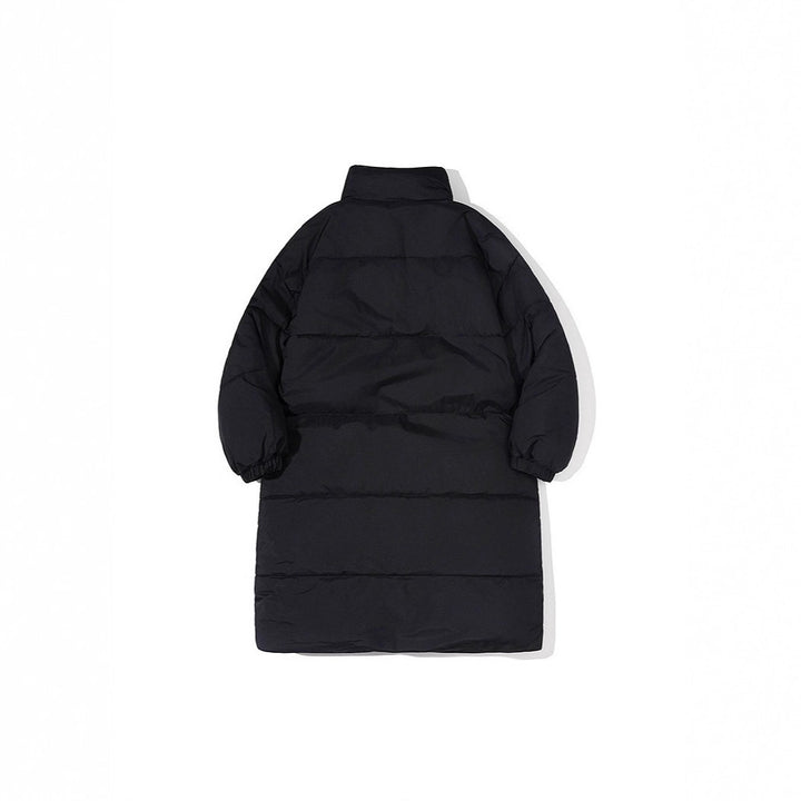 Damen Lange Steppjacke Drune