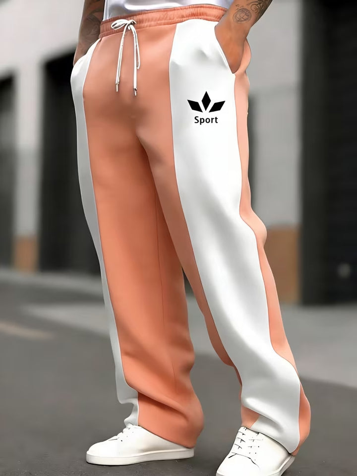 Herren Sportliche Jogginghose mit seitlichen Streifen Drune