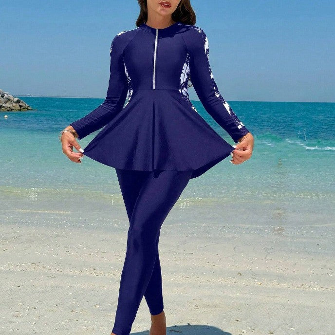 Damen Modischer und funktionaler UV-Schutz-Schwimmanzug Drune