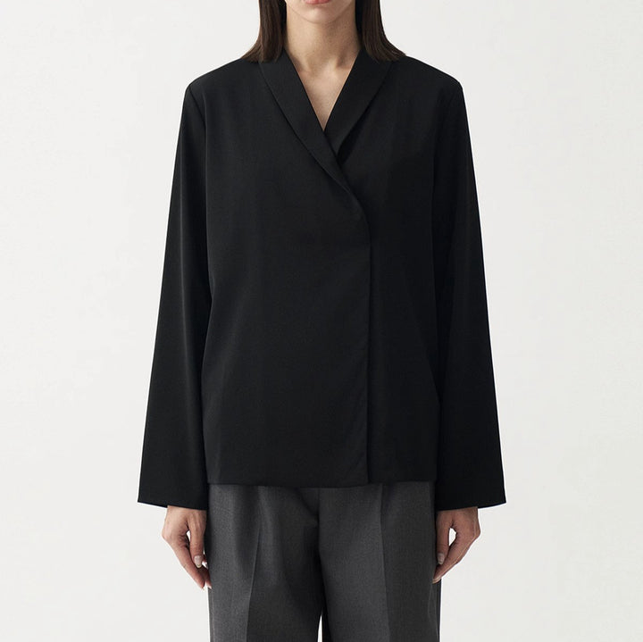 Damen Modischer Blazer mit modernem Schnitt Drune