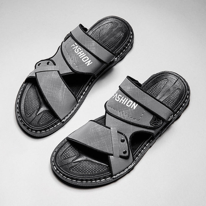 Damen Sportliche Badesandalen mit ergonomischem Klettverschluss und rutschfester Sohle Drune