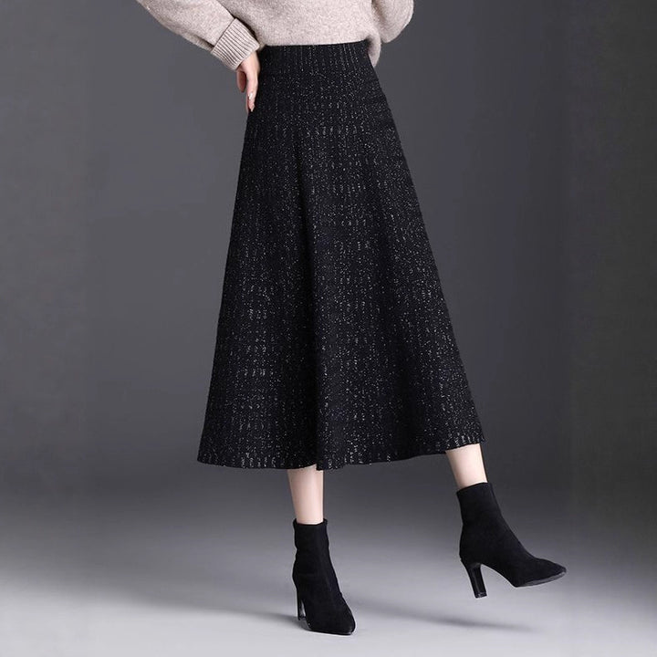 Damen Midi-Rock Drune