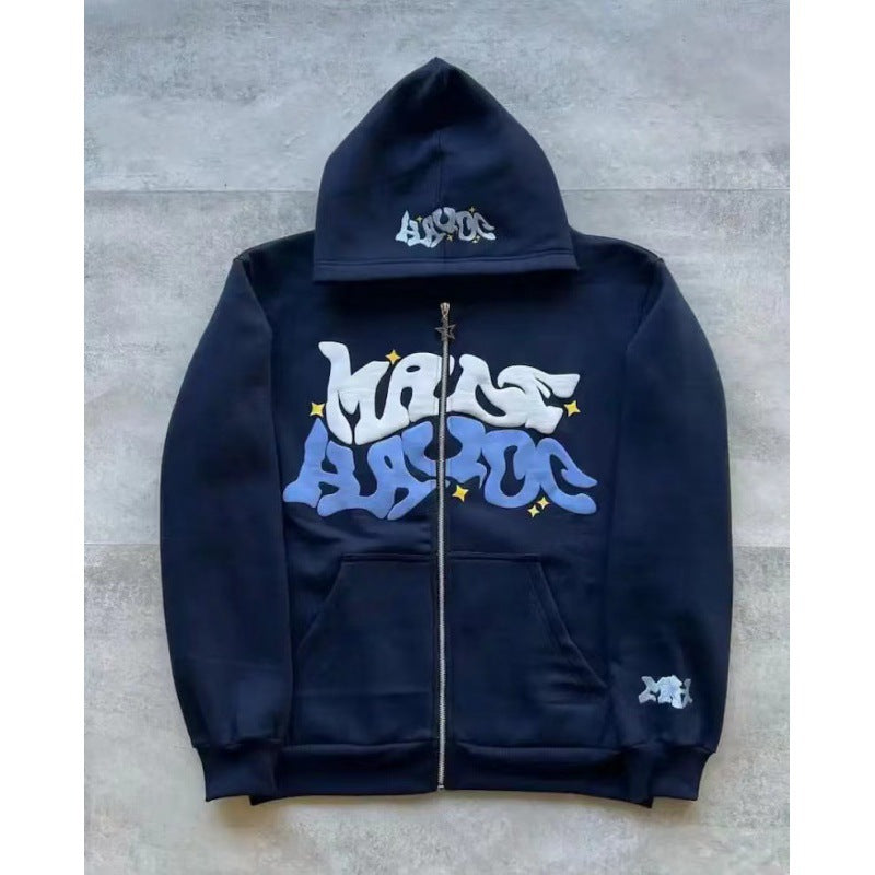 Damen Kapuzenjacke mit grafischem Schriftzug und lässigem Schnitt Drune