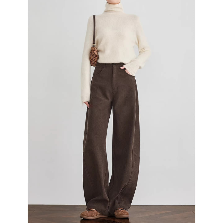 Damen Bequeme und lässige Cordhose Drune