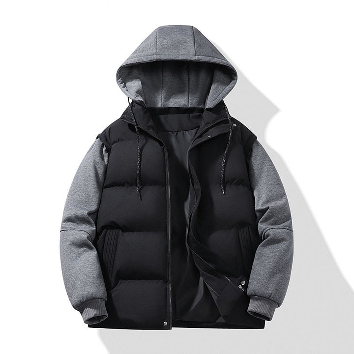 Herren Multifunktionale Steppjacke mit Kapuze Drune