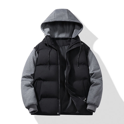 Herren Multifunktionale Steppjacke mit Kapuze Drune