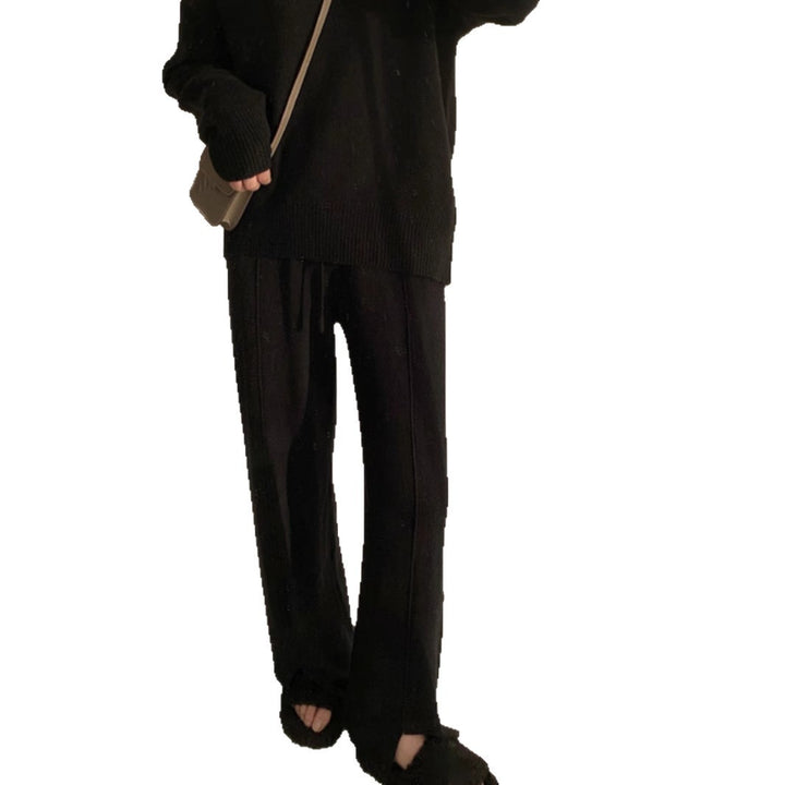 Damen Fließende Palazzo-Hose Drune