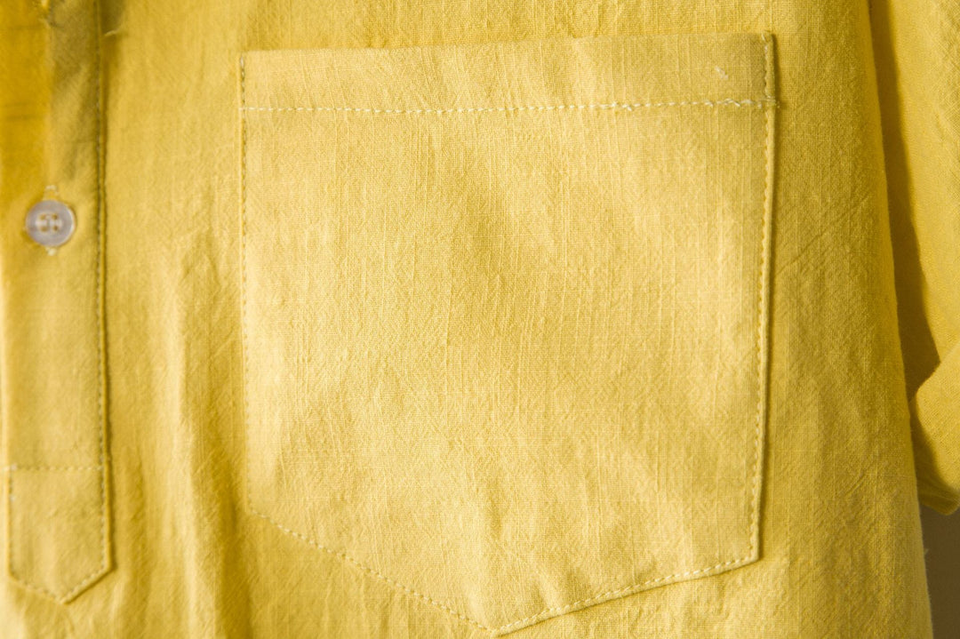 Herren Kurzarmhemd mit strukturiertem Kragen und praktischer Brusttasche Drune
