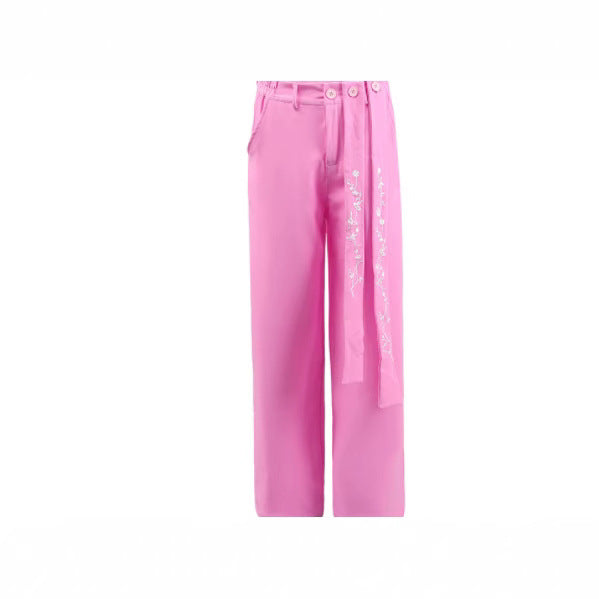 Damen Stylisches Oversized-Hemd mit feiner Stickerei und eleganten Ärmeln Drune