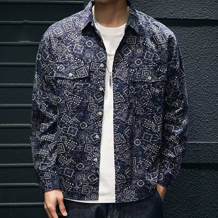Herren Fashion Hemd Drune