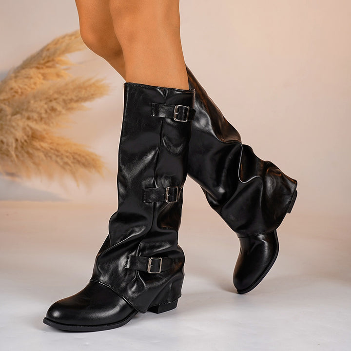 Damen Hochwertige Stiefel Drune