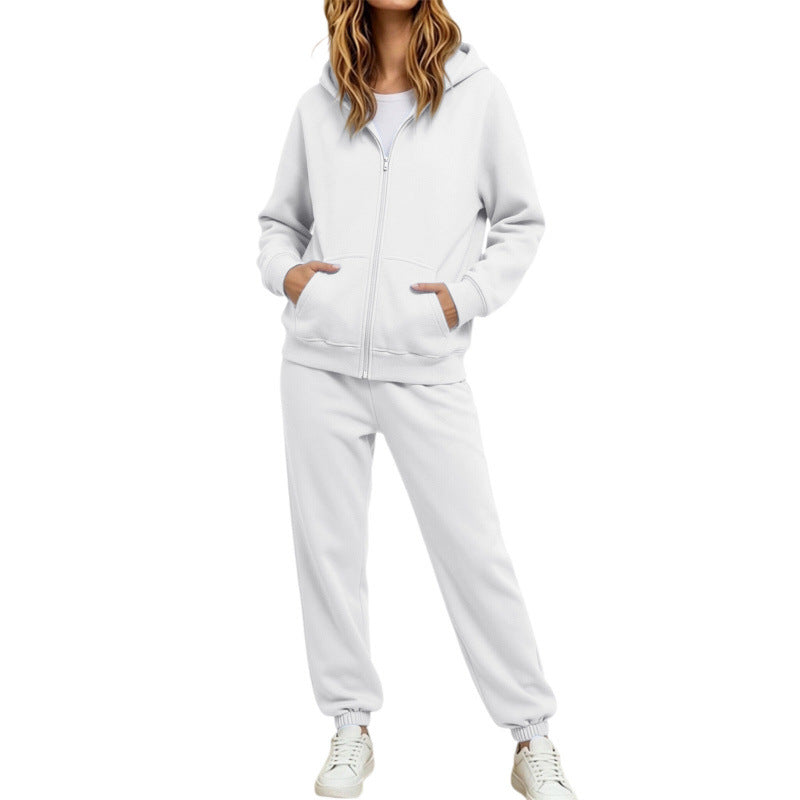 Damen Komfortabler Kapuzenpullover und Jogginghose Set Drune