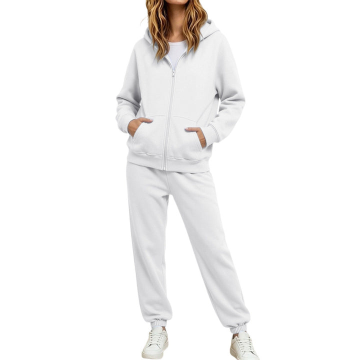 Damen Komfortabler Kapuzenpullover und Jogginghose Set Drune