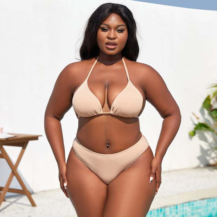 Damen Triangel-Bikini mit Rock Drune