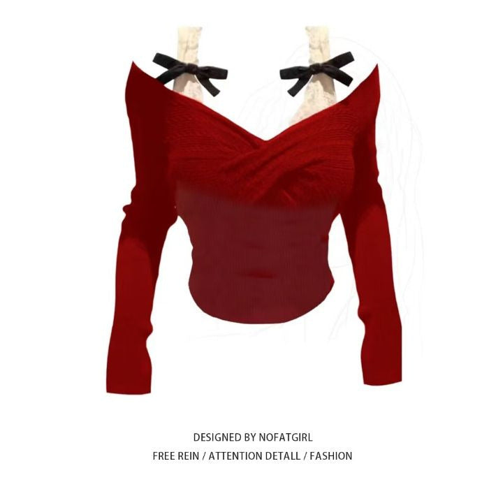 Damen Langarmshirt mit eleganter Raffung und Spitzenakzenten Drune