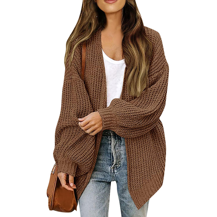 Damen Übergroßer Strickpullover Drune