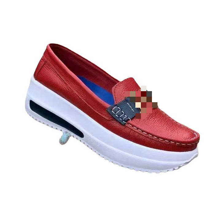 Damen Plateau-Loafer mit Metallic-Textil und leichter Profilsohle Drune