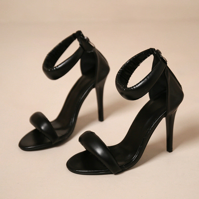 Damen Elegante High Heel Sandalen mit geschmeidigem Riemen und modernem Design Drune