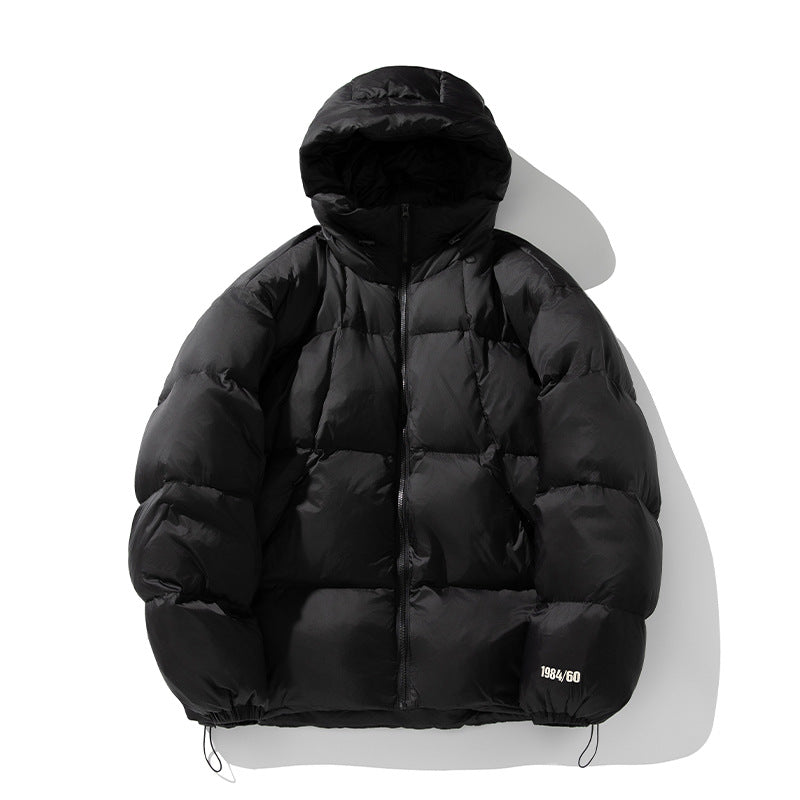Unisex Wattierte Steppjacke mit Kapuze und Thermoisolierung Drune