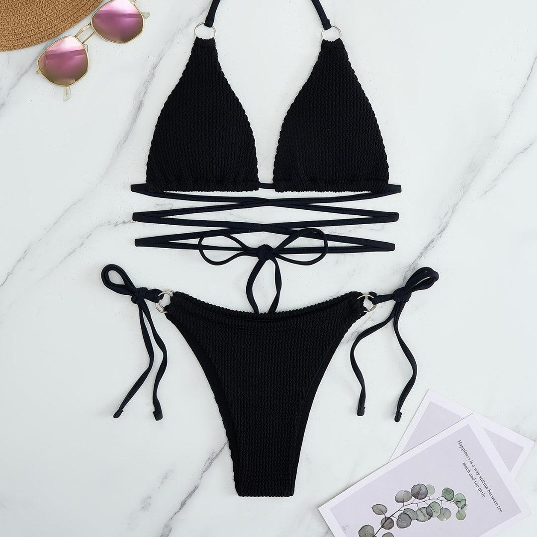 Damen Bikiniset mit verspieltem Schmetterlingsdesign Drune