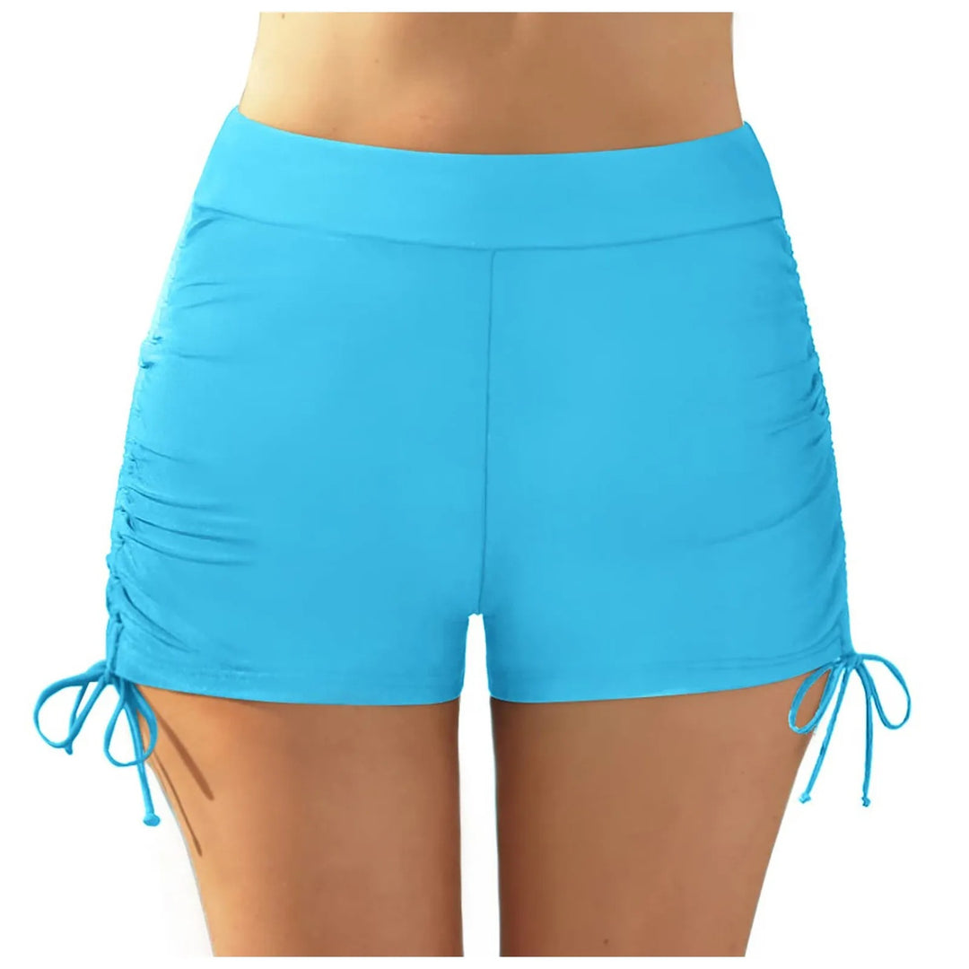 Damen sportliche Badeshorts mit verstellbarem Bund Drune