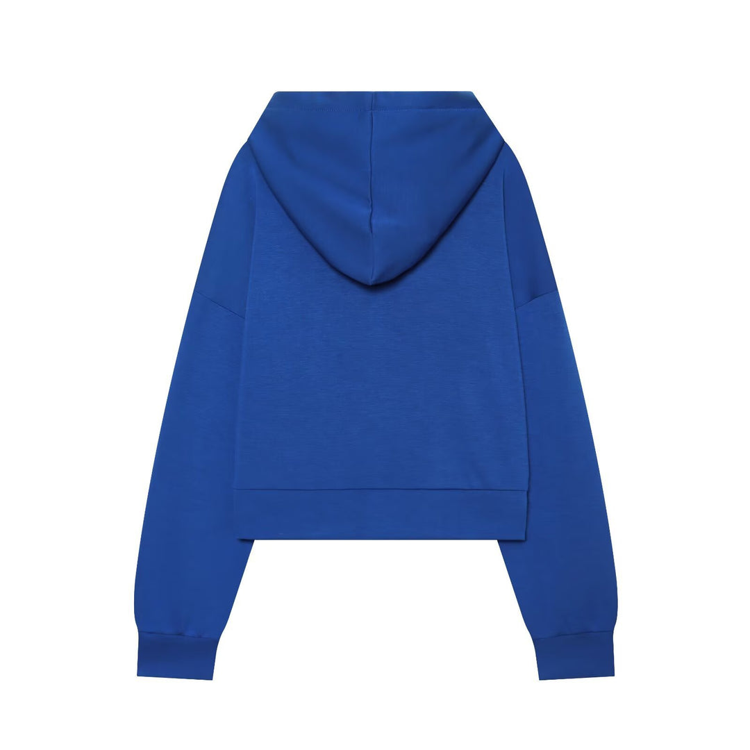 Damen Weit geschnittene High‑Waist Loungehose mit Kordelzug und Eingrifftaschen Drune
