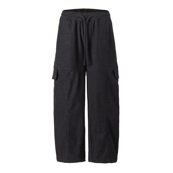 Damen Culotte-Cargo-Shorts aus Cord mit hohem Bund und Kordelzug Drune