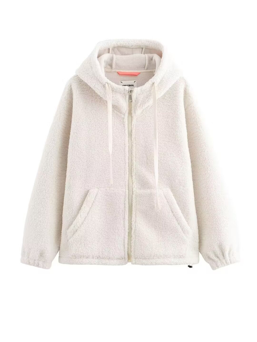 Damen Kuschelige Fleecejacke mit hohem Kragen Drune