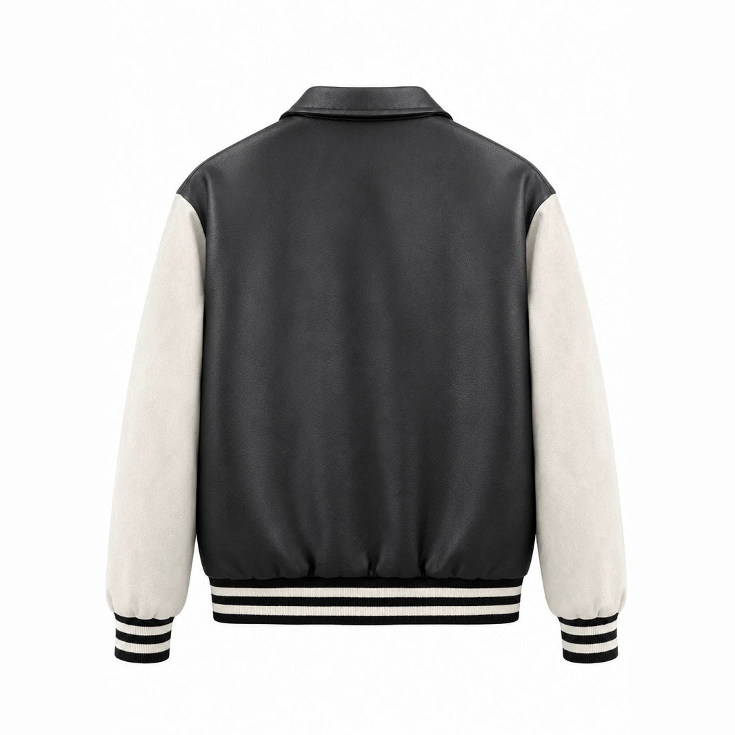 Herren Modische Bomberjacke mit Logo-Details Drune