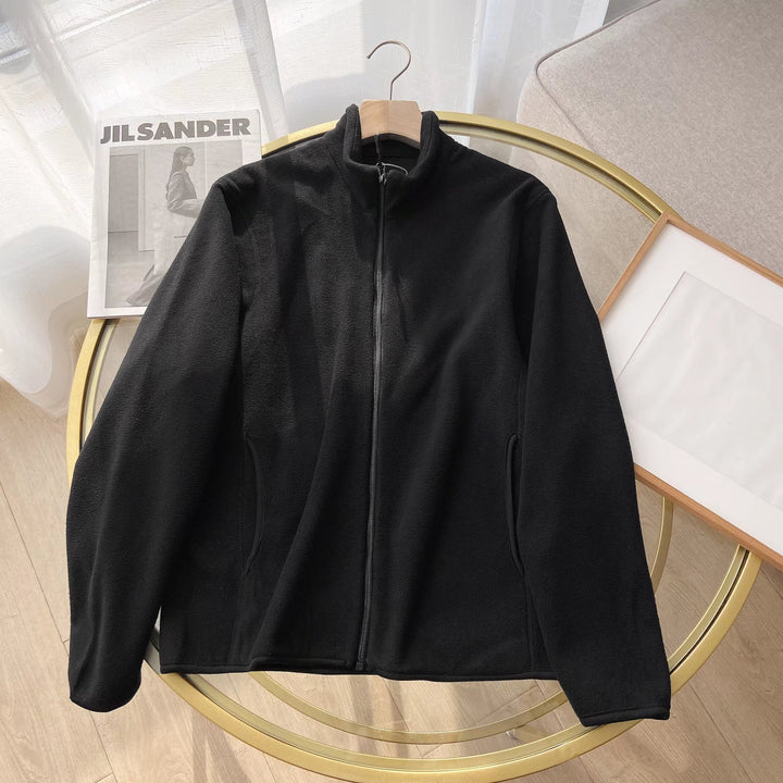 Damen Fleecejacke mit innovative Hochkragenlösung Drune