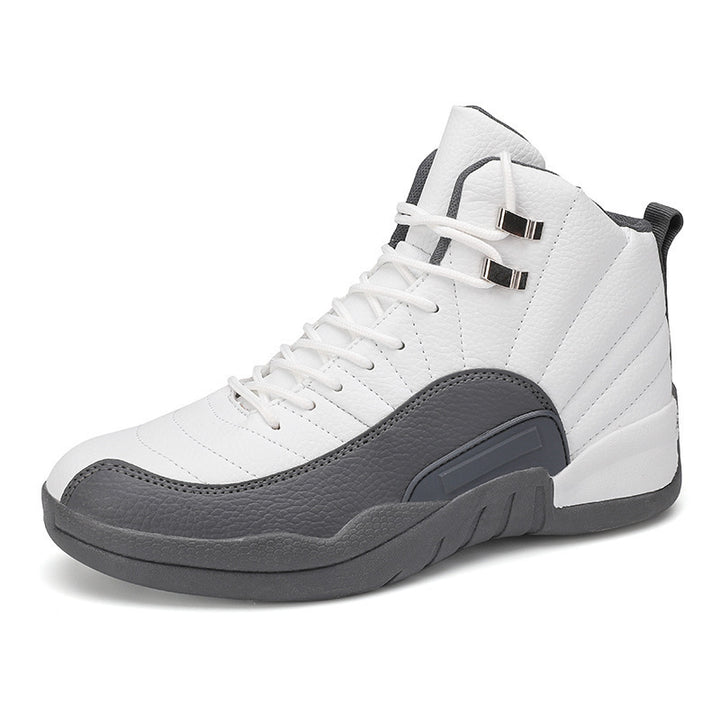 Herren High-Top Basketball-Sneaker mit gepolstertem Knöchelkragen und rutschfester Gummisohle Drune