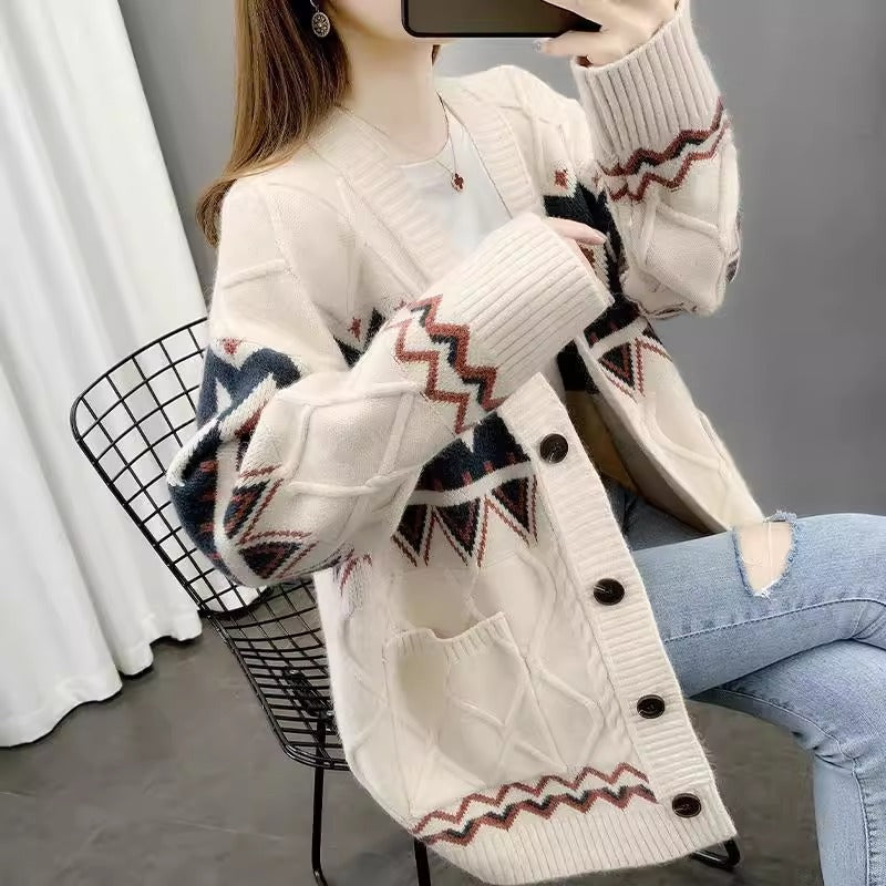 Damen Strickjacke Drune