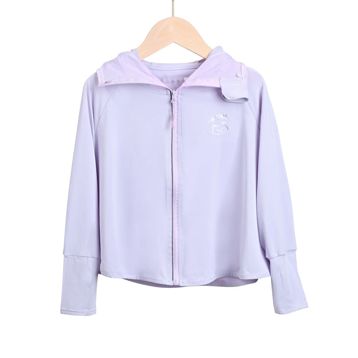 Damen atmungsaktive UV-Schutzjacke mit Kapuze Drune