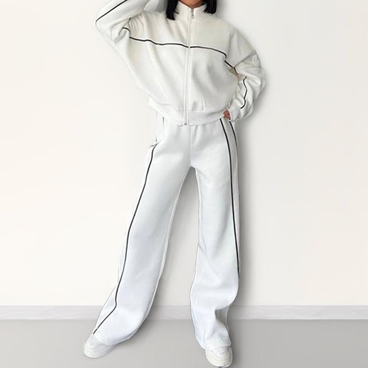 Damen Sportliches Set mit weichem Material und hohen Beininserts Drune