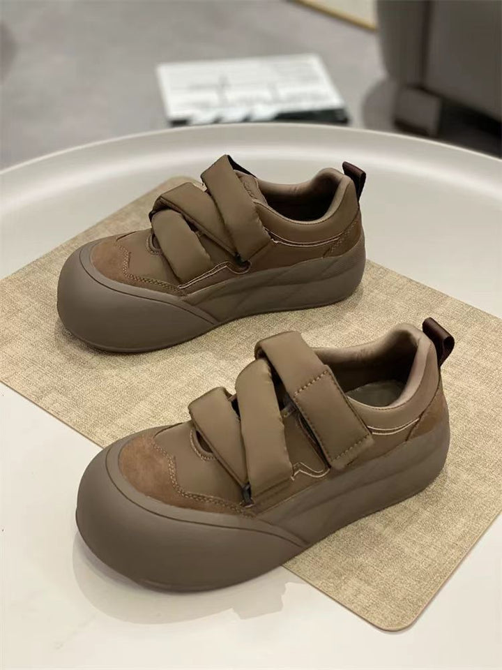 Damen Sneakers mit doppeltem Klettverschluss und modischem Design Drune