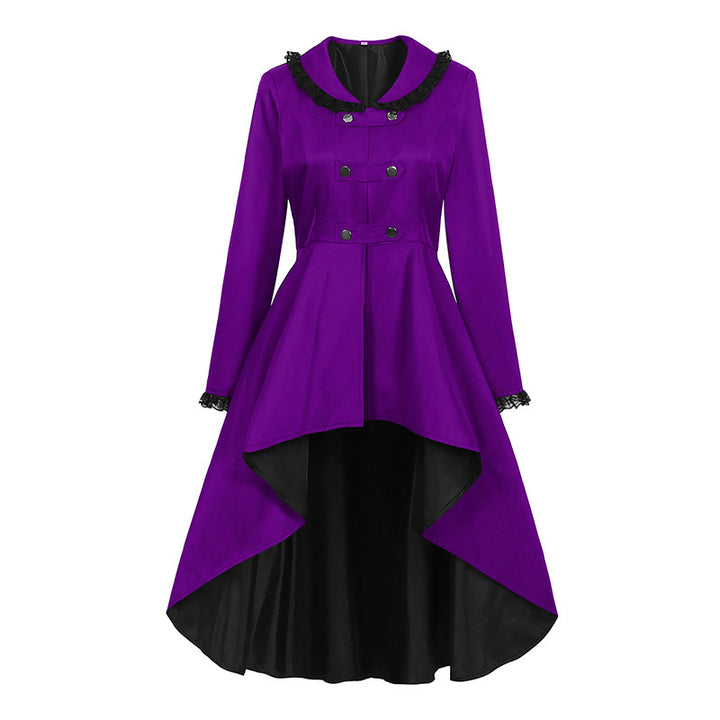 Damen nan romantisches Maxikleid mit Carmen-Ausschnitt, Puffärmeln, tailliertem Mieder und seitlicher Raffung Drune