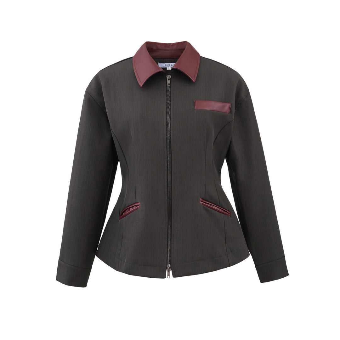 Damen Freizeitjacke mit klassischem Kragen und eleganten Details Drune