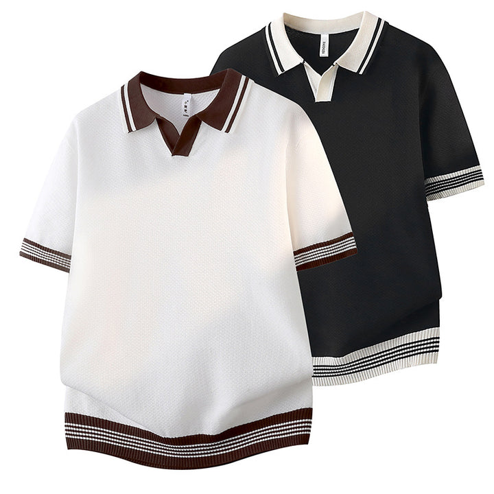 Damen Sportliches Kurzarm-Polohemd Drune