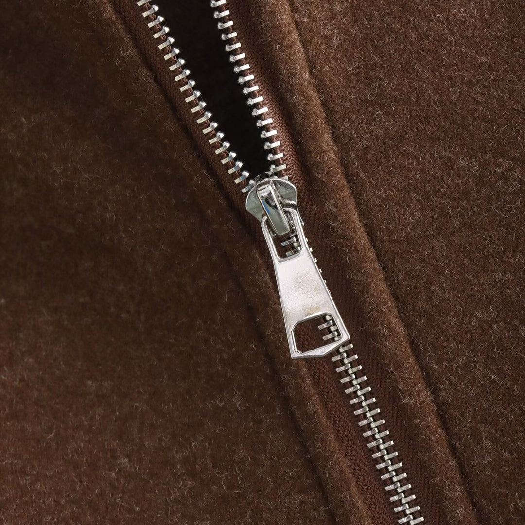 Damen Lässige Steppjacke mit hohem Kragen und Reißverschluss Drune