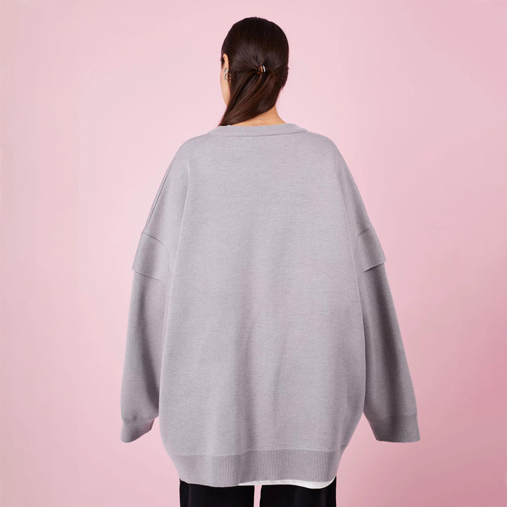 Damen Sweatshirt mit kreativem Entenmotiv und lässigem Schnitt Drune