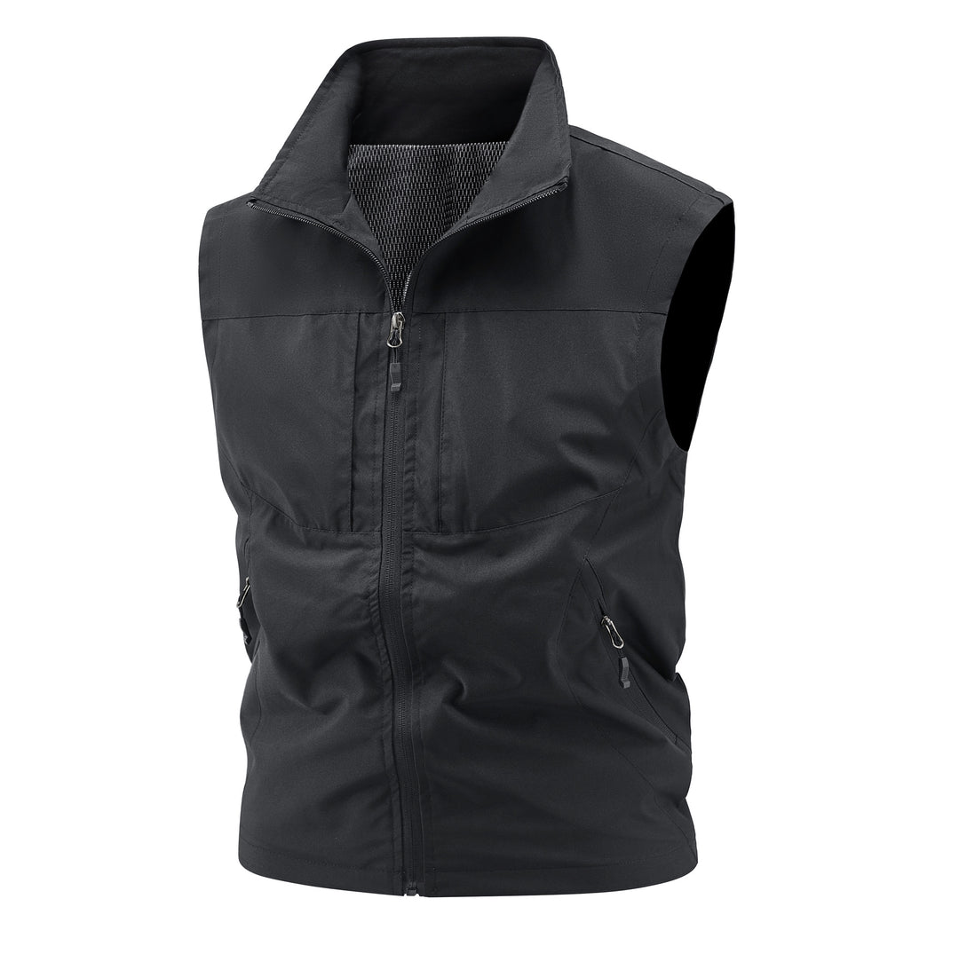 Damen atmungsaktive Softshell-Weste mit Stehkragen und taillierter Schnittführung Drune