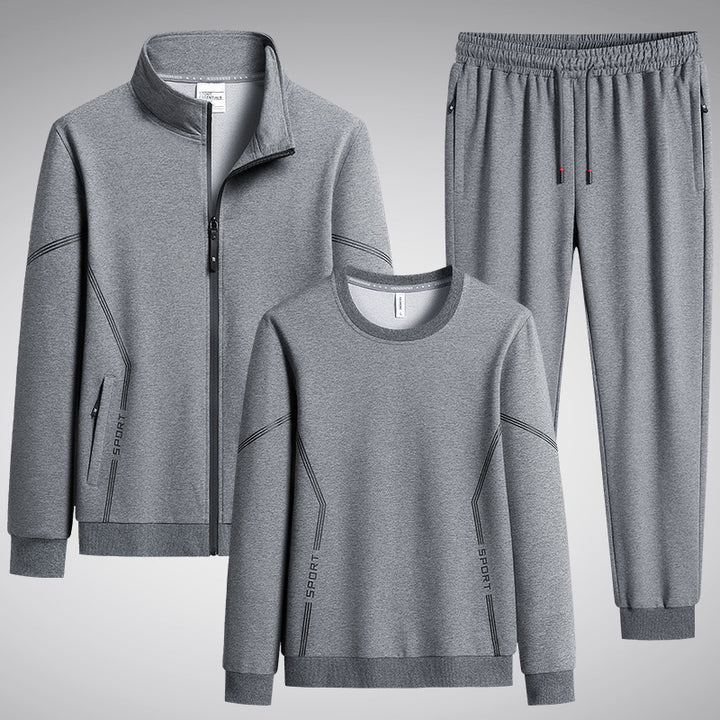 Herren Sportliches Trainingsanzug Drune