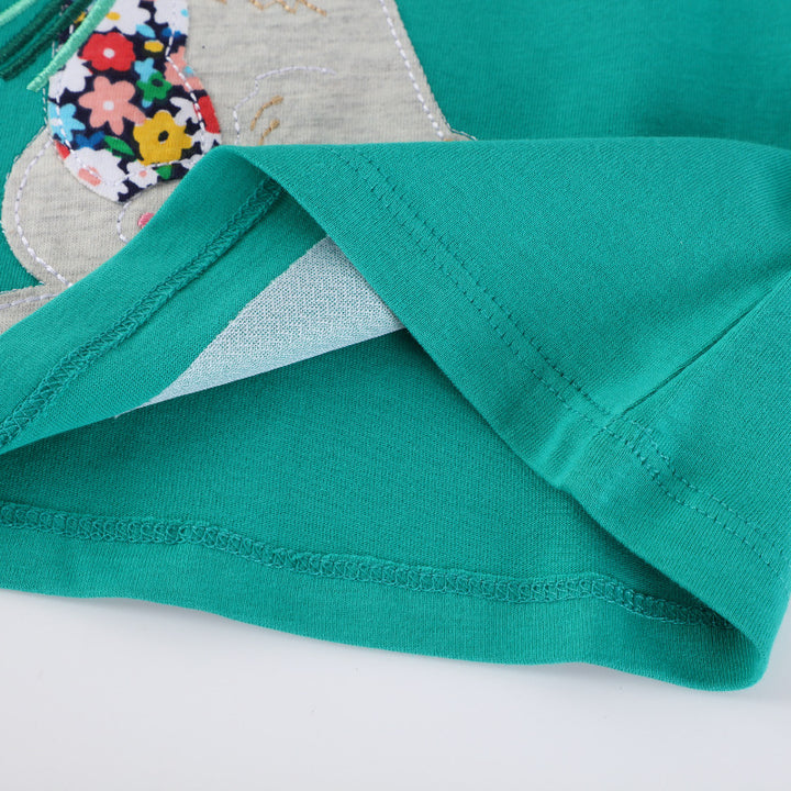 Kinder T-Shirt mit kreativem Hasen-Motiv Drune