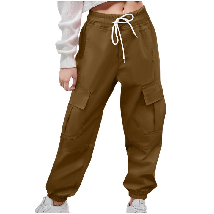 Damen Cargo-Hose mit elastischem Bund und praktischen Seitentaschen Drune