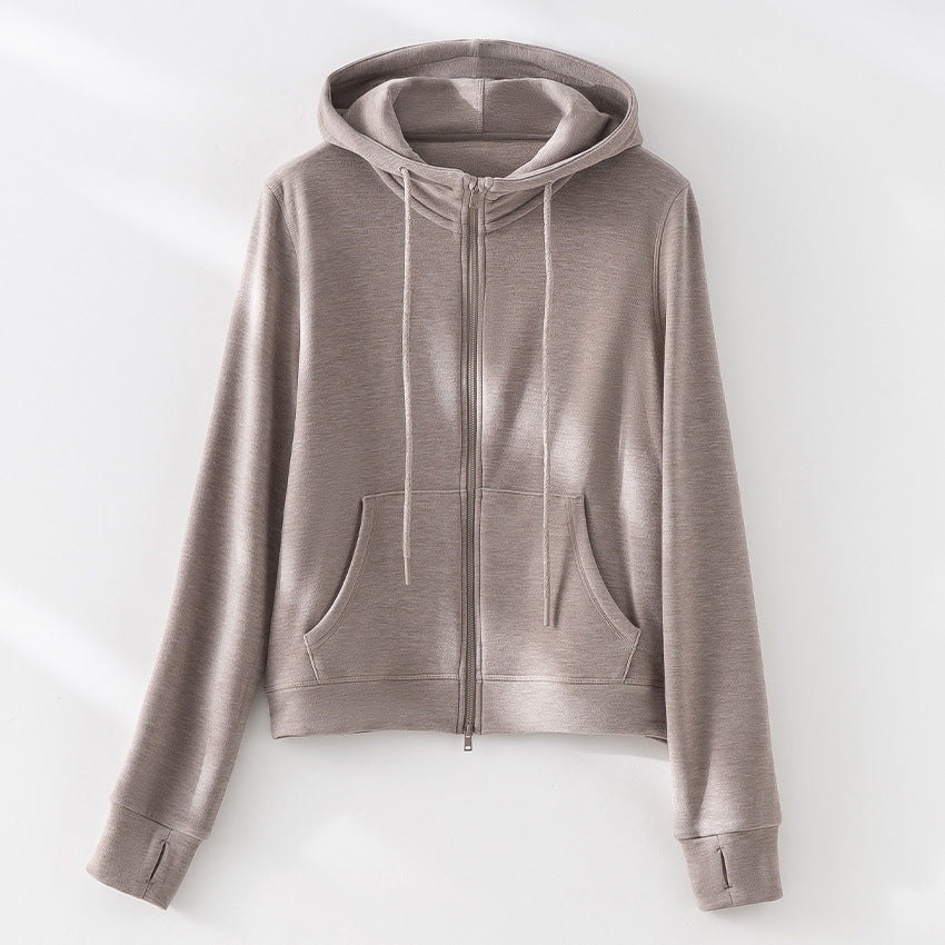 Damen weite Lounge-Hose mit elastischem Bund und Eingrifftaschen Drune