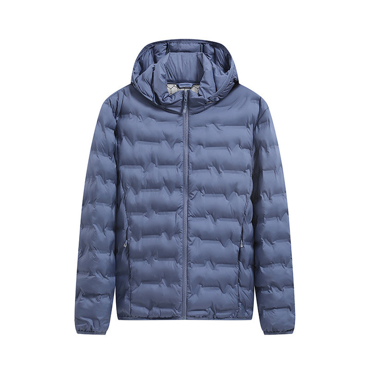 Herren Praktische Steppjacke mit Kapuze Drune
