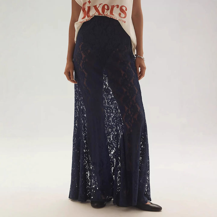 Damen lässiges T-Shirt mit coolem Druck und oversized Schnitt Drune