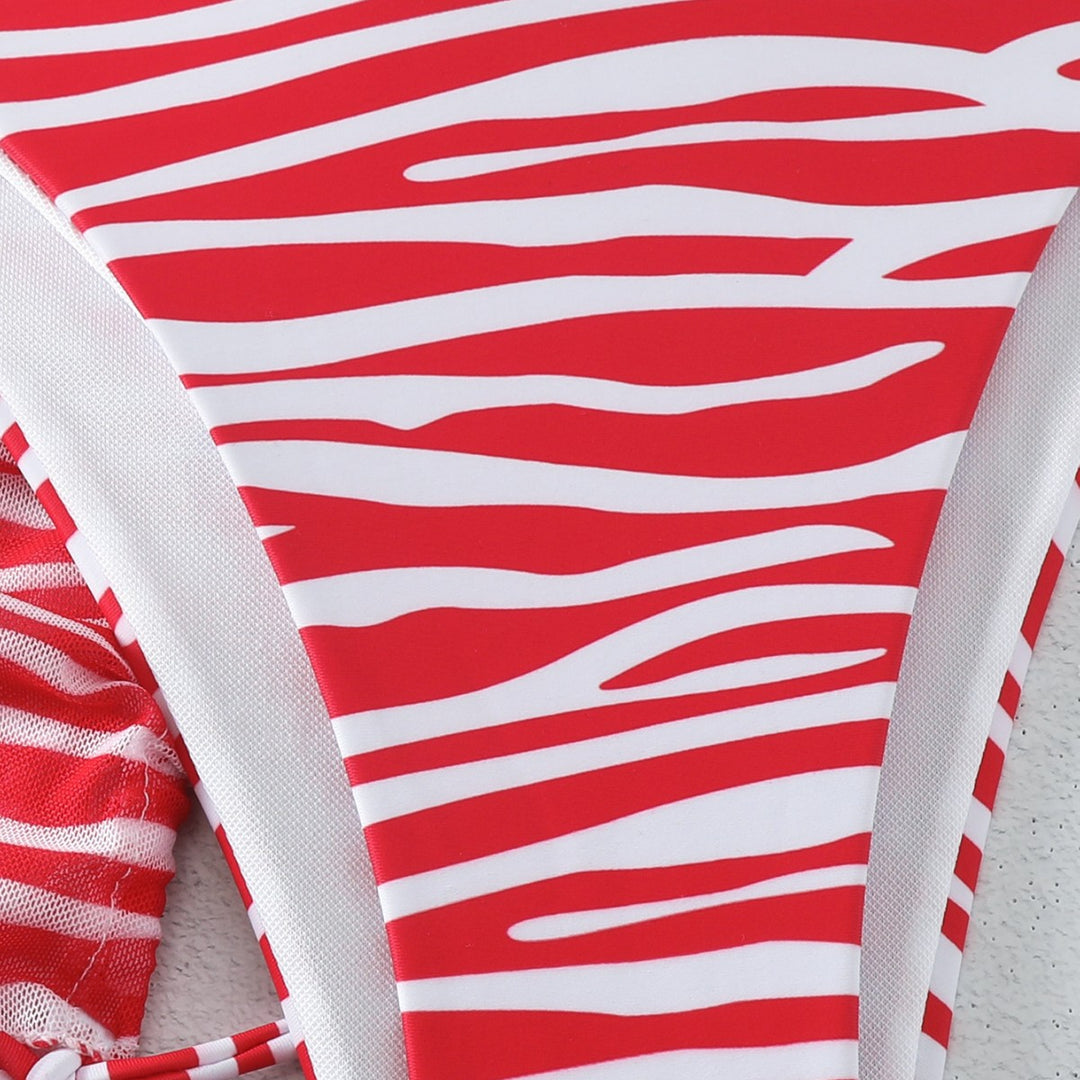 Damen Bikini Set mit verspieltem Rock Drune